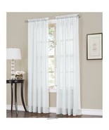 Erica Crushed Voile Panel Pairs White 51&quot; W x 84&quot; L - $23.74