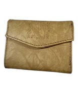 Stone Mountain Womens Tan Tri-Fold Wallet With Zipper Pocket &amp; Card Slot... - $14.95