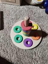Lovevery Flexible Wooden Ring Stacker Babbler Kit Montessori Toy Toddler 12-18m - £11.17 GBP