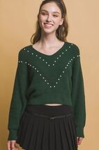 Women&#39;s Pearl Details Sweater - €25,33 EUR