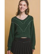 Women&#39;s Pearl Details Sweater - $40.84 CAD