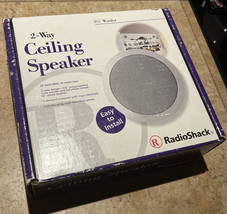 Radio Shack 2-Way Ceiling Speaker 5&quot;1/4 Woofer, 40 Watts - Part 40-4091 - £12.54 GBP