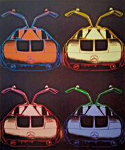 Warhol Vintage Lithograph ANDY WARHOL Cars, 1970 Gull Wing Mercedes Benz C111 - £151.07 GBP