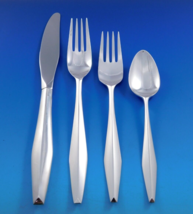 Diamond by Reed and Barton Sterling Silver Flatware Set Service 51 pieces Modern - £3,776.14 GBP