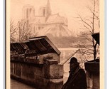 Antique Book Dealer Paris France UNP DB Postcard U25 - $3.91