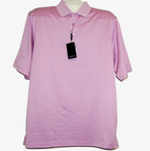Bugatchi Lavander Purple Cotton Men&#39;s Polo T-Shirt Size L - £65.95 GBP