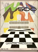 1976 Indianapolis 500 Program indy Johnny Rutherford Winner - £39.90 GBP