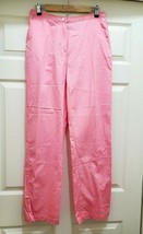Evan Picone Sz 10 Women’s Long Pants Pink Casual Flat Front - $28.45
