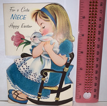 Vintage 1950’s Norcross Happy Easter Niece Greeting Card Used - £4.64 GBP