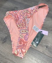 Wild Fable Orange Groovy Paisley Peace Low Rise Cheeky Size XL 16 Bottom... - $8.12