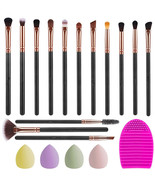 Eye Makeup Brushes 14pcs Eyeshadow Makeup Brushes Set Premium Synthetic ... - £10.01 GBP