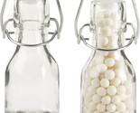 Glass Favor Bottles With Swing Top In A Set Of 12 By Kate Aspen. - $40.93