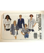 1991 BUTTERICK 5388 MS Loose-fit Shirts or Jackets PATTERN 8-10-12 Uncut - £4.20 GBP