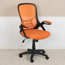Orange Mesh Office Chair HL-0016-1-BK-OR-GG - $138.95