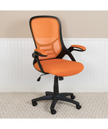 Orange Mesh Office Chair HL-0016-1-BK-OR-GG - $190.64 CAD