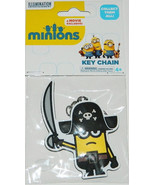 Minions Movie Minion Kevin as a Pirate Rubber Key Chain, LICENSED NEW UN... - $4.99