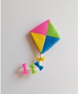 Handmade Clay Kite Magnet - $110.07 MXN