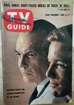 TV GUIDE June 16 1962 Raymond Massey Richard Chamberlain DR  KILDARE cover Anka - £11.70 GBP