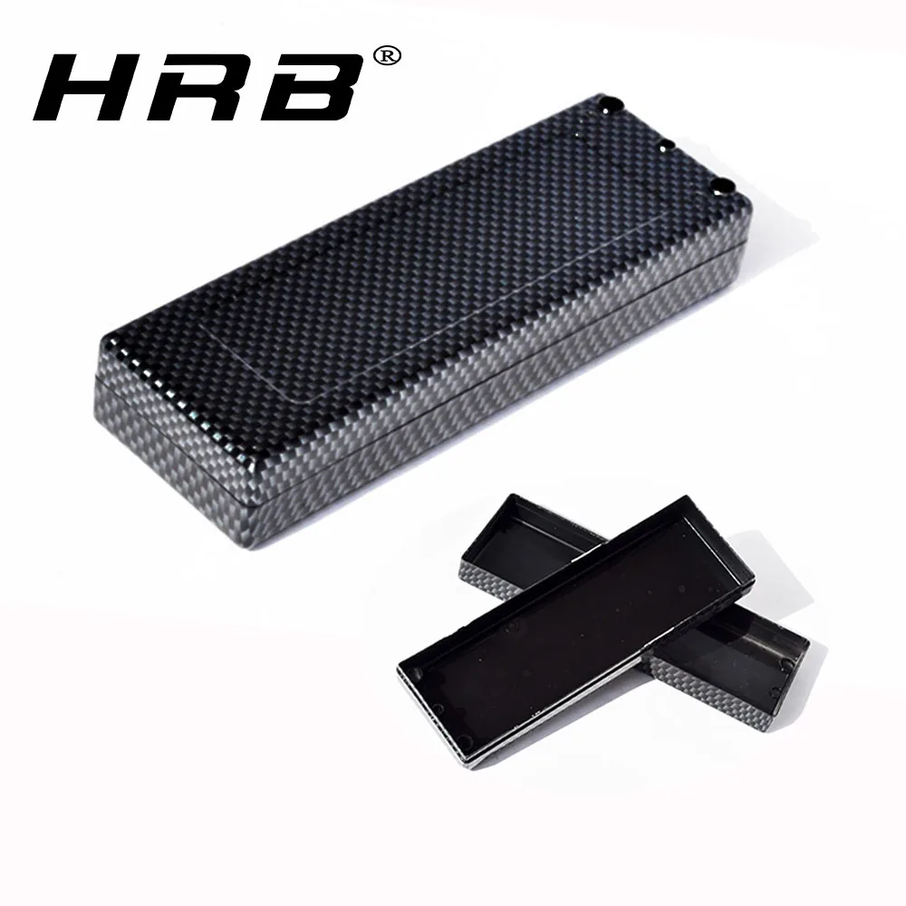 Carbon Fiber Hard Case lipo battery box Orange Black Sheath Banana case For  - £6.68 GBP+