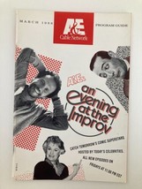 VTG A&amp;E Cable Network Program Guide March 1988 An Evening at the Improv - £11.34 GBP