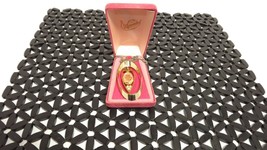 Vintage beautiful SORRENTO Heart &amp; Oval Rose Rhinestone Necklace Orginal BOX - £37.94 GBP