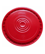 Fortiflex 125LD02 5 gal. Red Watertight Bucket Lid,  12 x 12 x 1 in. - €11,29 EUR