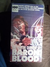 Torture Chamber of Baron Blood (VHS, 1993) like new in shrinkwrap VERY c... - £19.75 GBP