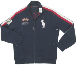 NEW Polo Ralph Lauren Track Jacket!  White  Big Pony  USA Great Britain ... - £85.90 GBP
