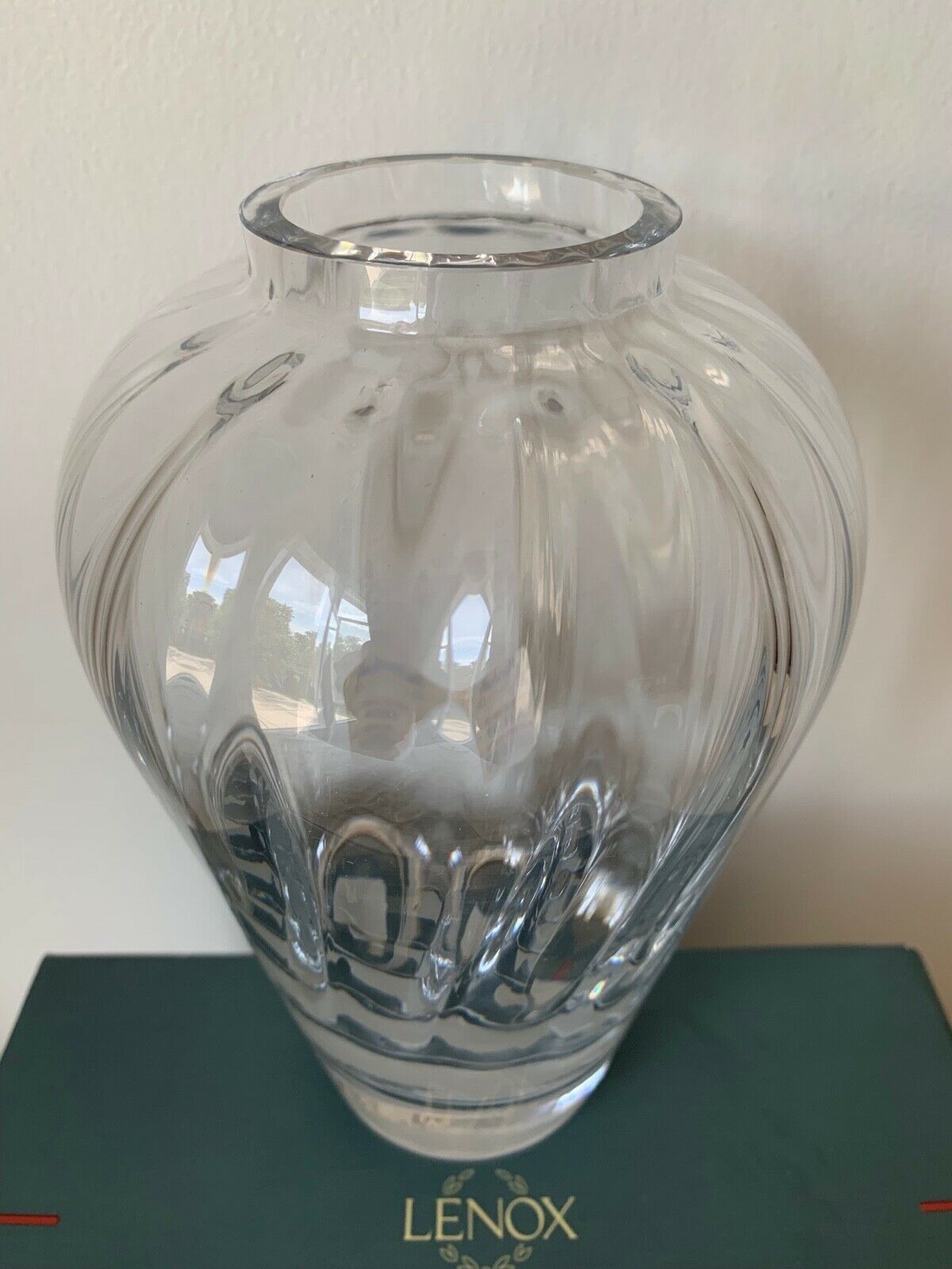 Lenox Clear Glass Vase 8 1/2" Tall - $158.39