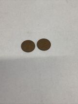 Lot of 2 - 1975 &amp; 1981 Elizabeth II New Penny - $7.92