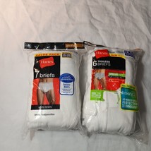 HANES Men Tagless Mid Rise Brief Comfortsoft Waistband  2XL (44-46) 2 Pack Lot - £14.00 GBP