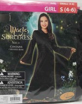 Halloween Magic Sorceress Girls Size S 4-6 (LOC TUB-114) - £12.36 GBP