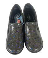 Easy Works By Easy Street Leeza Women Arch Support Clog 10M Blue Floral ... - £17.69 GBP