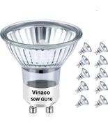 10 Pack 120v 50W GU10 Bulb for Candle Warmer Lamp 50W gu10 Dimmable 2800... - $19.99