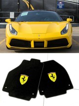 Ferrari 488 GTB, 458 Spider, Italia, Carpet Floor Mats, Shield logo. - £546.50 GBP