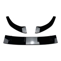 Gloss Black Front Bumper Spoiler Lip Splitter fits Audi A3 8Y S3 2021-UP - £110.44 GBP