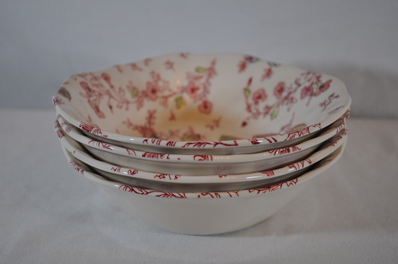 Primary image for Johnson Bros Bowls - Set of 4 - Rose Chintz Pattern