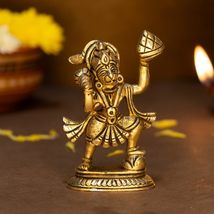 WORLD-WIDE SHOP Brass Hanuman Ji Murti for Home Puja | Lord Hanuman Idol for Des - £21.98 GBP