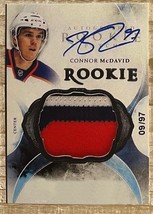 Connor McDavid 2015 Rookie Printed Patch Autograph Facsimile RP Card - $3.25