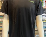YONEX 22FW Unisex T-Shirt Sports Badminton Casual Black [110/US:L] NWT 2... - $25.11