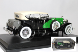 1934 Duesenberg Signature 1:18 Scale Black And Green Diecast Car NEW IN BOX - £55.45 GBP