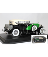 1934 Duesenberg Signature 1:18 Scale Black And Green Diecast Car NEW IN BOX - £56.07 GBP