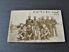 US Navy Sailors Group of (10) - Real Photo Postcard -VELOX (1901-1914).  - £15.64 GBP