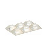 Magic Sliders Vinyl Self Adhesive Bumper Pads Clear Square 3/4 in. W x 3... - $410.28 MXN