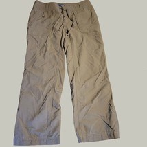 North Face Khaki Pants Capris Womens 10 Outdoor Adventures Comfortable - $13.62