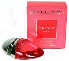 OMNIA CORAL * Bvlgari 0.5 oz / 15 ml Travel Size EDT Women Perfume Spray - £32.99 GBP