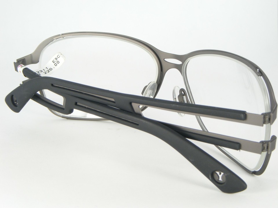 Exalt Cycle EXGENIUS C.3 GREY EYEGLASSES GLASSES METAL FRAME 58-15-135mm Italy Item image 5
