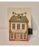 RARE DEPT 56 DICKENS&#39; SERIES RETIRED &quot;FEZZIWIG&#39;S WAREHOUSE&quot; MINT IN BOX - £19.65 GBP