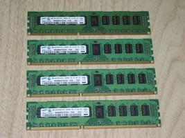 Samsung 16GB 4x 4GB DDR3-1333 PC3L-10600R Ecc Memory M393B5273CH0-YH9 - £39.32 GBP