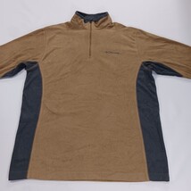 Columbia XM6279 Men's Brown/Black Pine Ridge Fleece 1/4 Zip Sweatshirt Size M image 11